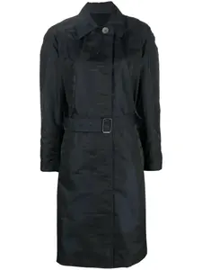 Тренч с поясом Ferragamo, синий