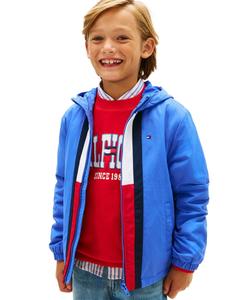 Куртка с флагом в стиле цветных блоков для мальчиков