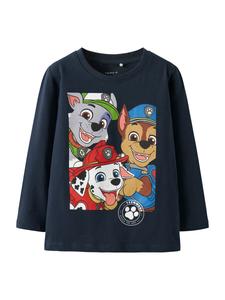 Рубашка NAME IT NMMNITIN PAW, темно-синий