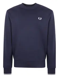 Толстовка с вышивкой Fred Perry, синий