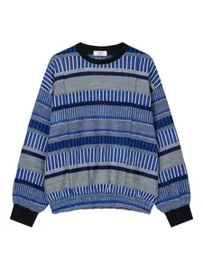 Толстовка с узором Studio Tomboy, синий