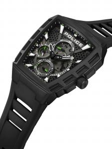 POLICE Часы Analog 'Tough Gear' в черном цвете