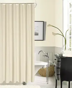 Вафельная занавеска для душа, 70" x 72" Dainty Home, beige