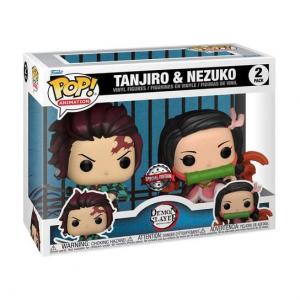 Funko POP! Убийца демонов Танджиро и Незуко, набор из 2 штук