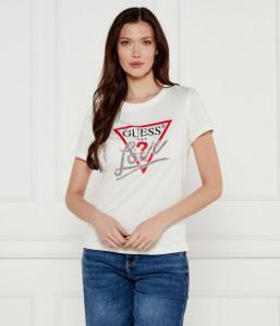 Футболка женская Guess Jeans с логотипом, белый