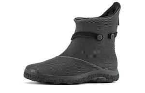 Ботинки унисекс, высокие, металлические, серые, перфорированные NORVINCY