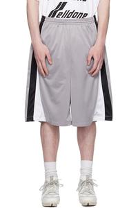 Шорты для трека Se11Done We11Done, серебряный