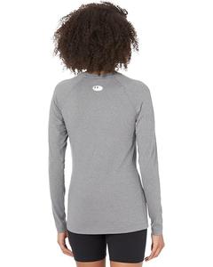 Футболка Under Armour Authentics Long Sleeves Crew Neck T-Shirt, цвет Charcoal Light Heather/Black