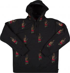 Толстовка Supreme Dead Prez RBG Embroidered Hooded Sweatshirt 'Black', черный