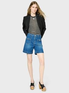 Лолли джинсовые шорты с высокой талией Gerard Darel, Blue