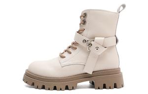 Ботинки женские Daphne Martin на шнуровке, бежевый