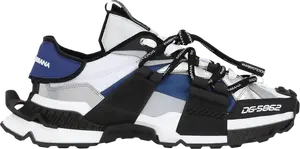 Кроссовки Dolce & Gabbana Space Sneaker Black Blue, черный