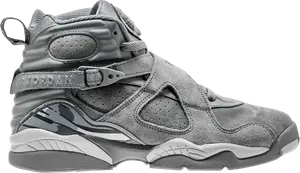 Кроссовки Air Jordan 8 Retro GS Cool Grey, серый