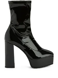Ботильоны The New Morgana 120 Giuseppe Zanotti, черный