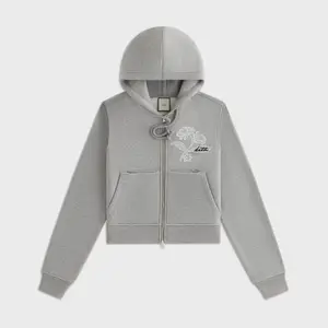 ТолстовкаLisa for Kith Women Tye Embroidered Lace Zip, серый