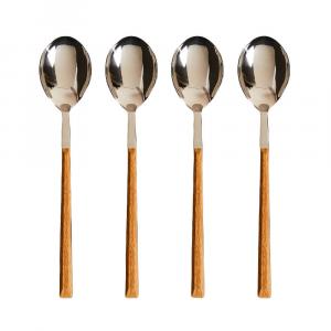 Набор ложек Zara Home Wood-effect Handles, 4 предмета