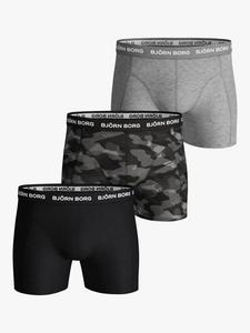 Хлопчатобумажные эластичные плавки Björn Borg, цвет Grey Mid