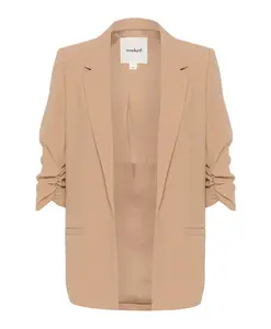 Элегантный блейзер с тремя рукавами Soaked In Luxury, коричневый