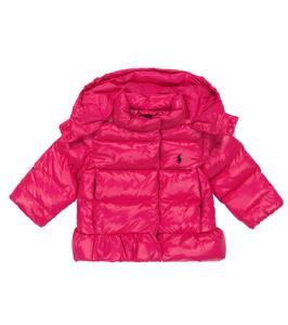 Детская стеганая куртка-пуховик Polo Ralph Lauren Kids, Sport Pink