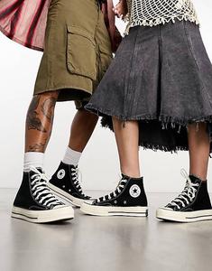 Черные кроссовки унисекс Converse Chuck 70 Hi
