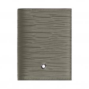 MONTBLANC Кожаный картхолдер унисекс серый