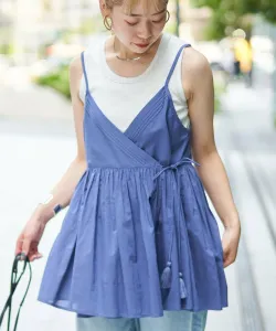 Двусторонний топ на бретельках Cache-Coeur Coen, цвет Navy