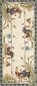 Ковер SAFAVIEH, 77 x 122 см, Chelsea Collection, Ivory, ручной работы в стиле French Country из шерсти, идеален для помещений с высокой проходимостью: прихожая, гостиная, спальня (HK56A)