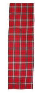 Клетчатая дорожка для стола принца эдварда Homescapes, красный