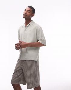 Темно-зеленая рубашка Allsaints rialto