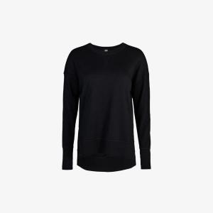 Свободный джемпер из хлопковой смеси после занятий Sweaty Betty, черный