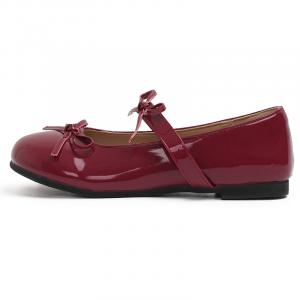 Плоские классические туфли Mary Jane для женщин Medd, Burgundy