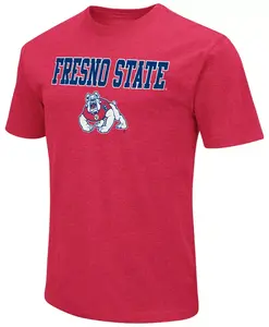 Мужская красная футболка Colosseum Fresno State Bulldogs