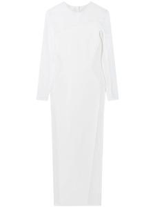 Stella McCartney платье миди со вставками, белый
