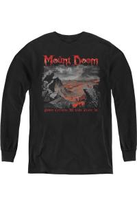 Футболка с длинным рукавом "Власть Кольца Развращает" Lord Of The Rings Gildan, черный