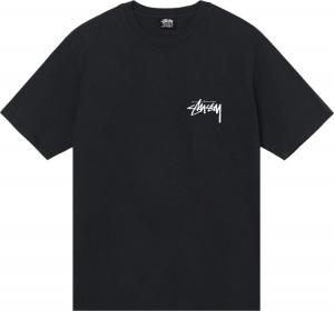 Футболка Stussy Big League Pigment Dyed Tee 'Black', черный