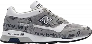 Кроссовки New Balance 1500 Made In England 'Logos', серый