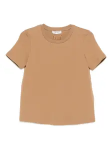 Топ с короткими рукавами 'S Max Mara, коричневый