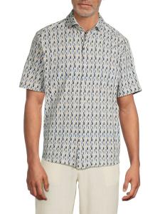 Футболка с геометрическим принтом Luchiano Visconti, цвет Grey Multi