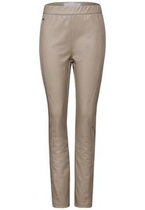 Тканевые брюки STREET ONE Slim fit Pants, бежевый