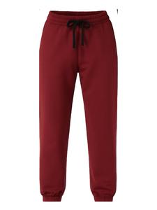 Зауженные брюки C&City, бордовый