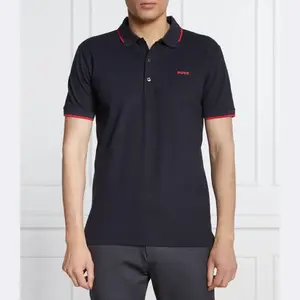 Рубашка поло узкого кроя Dinoso222 Hugo, синий