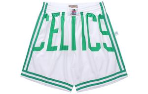 Мужские баскетбольные шорты Mitchell & Ness бело-зеленые Mitchell Ness