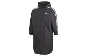 Стеганая куртка женская черная Adidas, черный