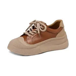 Кроссовки женские толстые средней высоты Jessica Sophia, цвет Desert Yellow