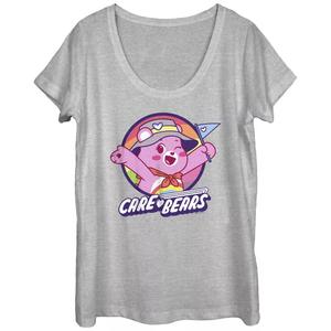 Футболка с овальным вырезом и графическим рисунком Care Bears Hiring Bear для юниоров Licensed Character