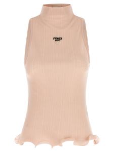 Топ с оборками FENDI, розовый