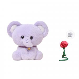 Кукла-компаньон для стола плюшевая кукла высота 16см Doudou Beibei, розовый