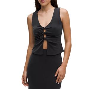 Женский топ Lululemon, черный