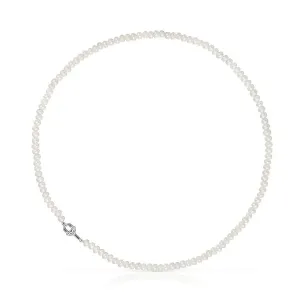 Колье Tous Manifesto, серебро/жемчуг