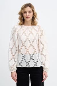 Блуза Sisley, бежевый